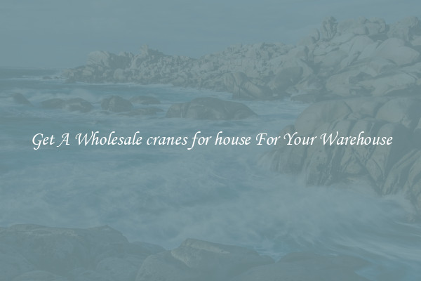 Get A Wholesale cranes for house For Your Warehouse