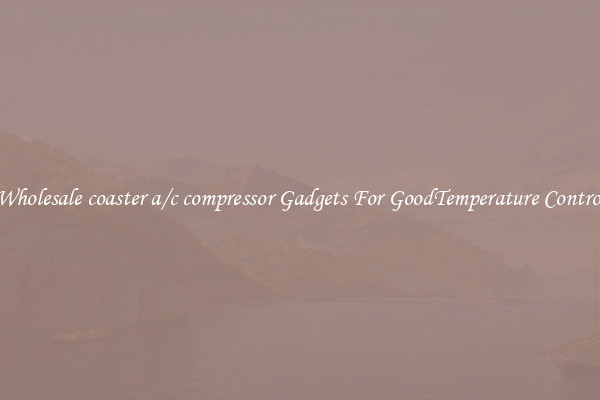 Wholesale coaster a/c compressor Gadgets For GoodTemperature Control