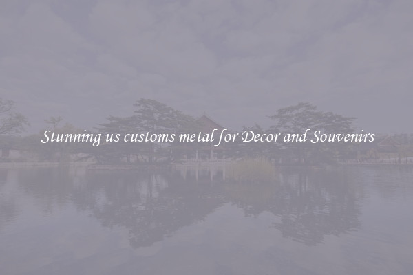 Stunning us customs metal for Decor and Souvenirs