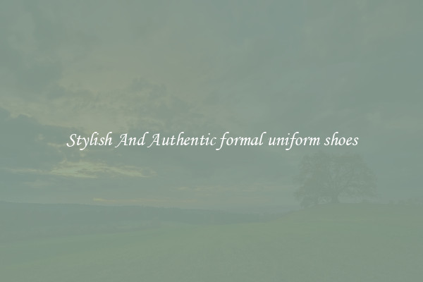 Stylish And Authentic formal uniform shoes