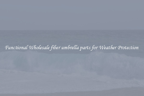 Functional Wholesale fiber umbrella parts for Weather Protection 